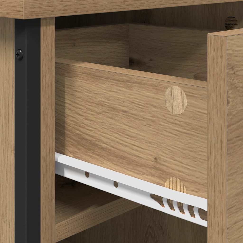 Bedside Cabinet Artisan oak 40 x 42 x 50 cm Engineered wood